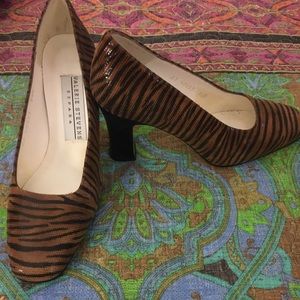 Tiger striped heels